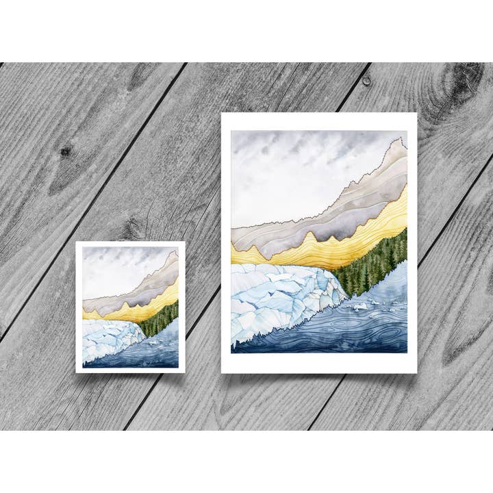 Jill Pelto Art - Wholesale Art Print - Climate Data Art Print from Time Cover