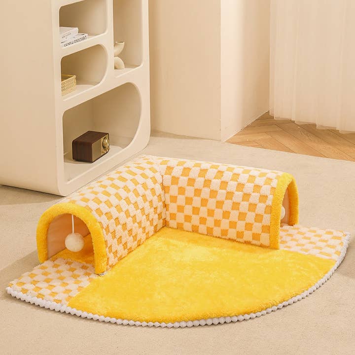 Toby Supply - Wholesale Pet Bed - Cat - 4-Season Cat Tunnel Bed, Removable, Secure & Cozy_CWMM7043
