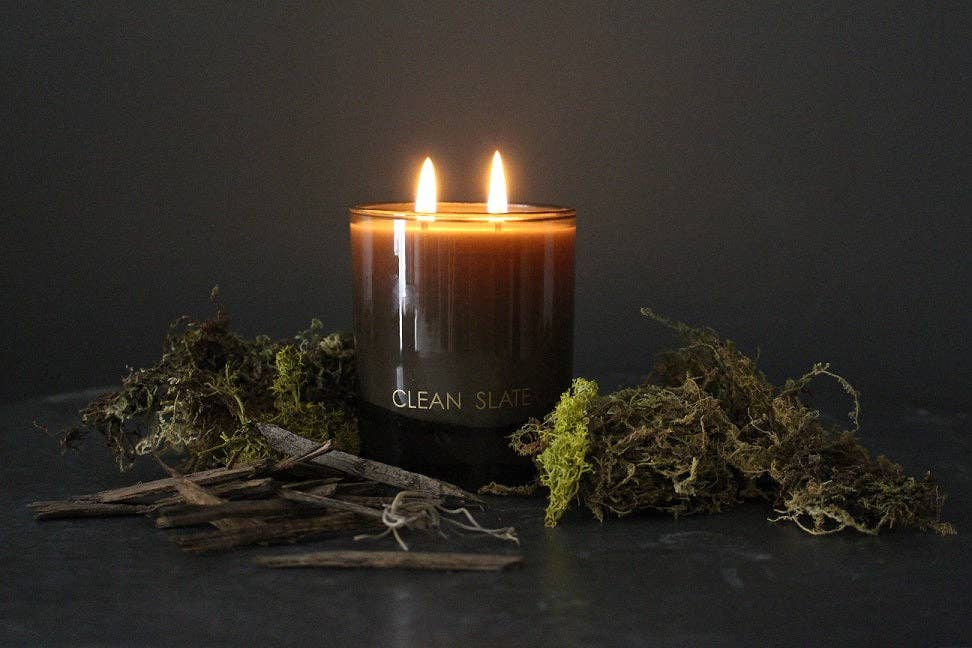 CLEAN SLATE - Wholesale Jar/Filled Candle - Petrichor Moody Candle