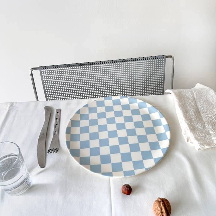 Xenia Taler - Wholesale Dinner Plate - Diner Check Dinner Plate - Set of 42