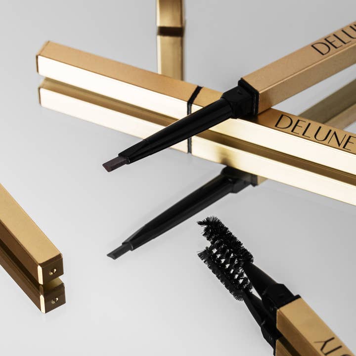 Dubbele Fijne Wenkbrauwpotlood voor wholesale door Delune