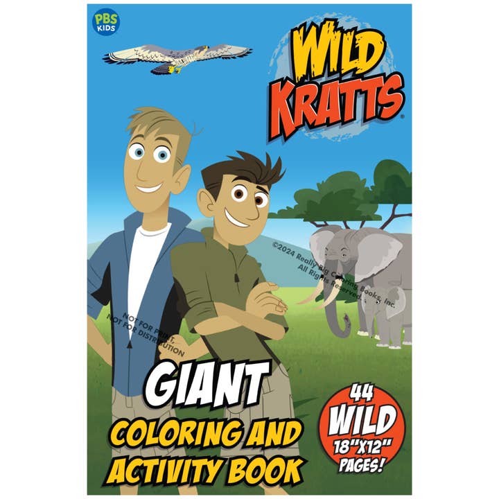 Really Big Coloring Books | ColoringBook.com - Wholesale Coloring & Activity Book - Kids & Baby - Wild Kratts® Giant Coloring Book 12 x 18 PBS KIDS®