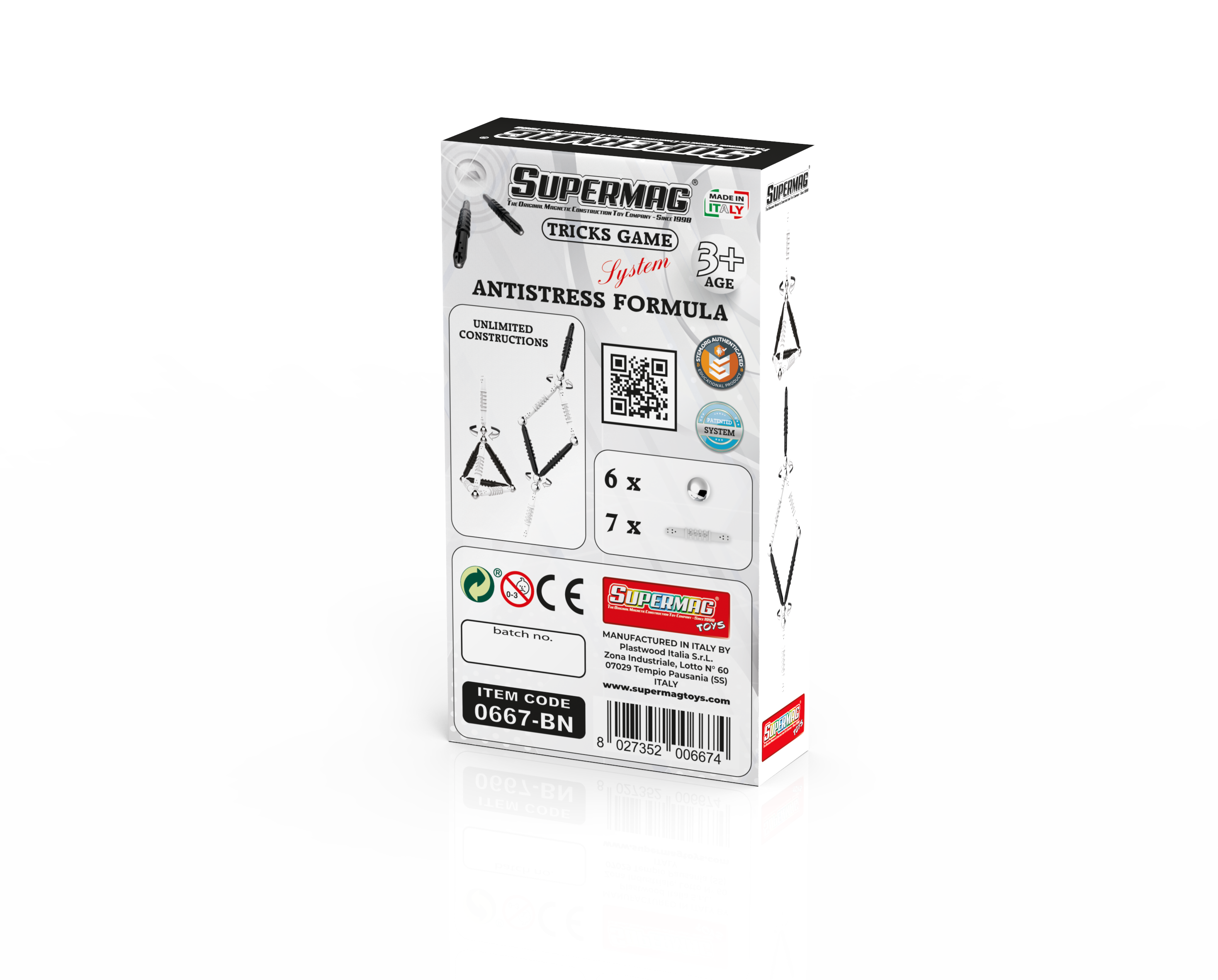 Plastwood Italia - Supermag Toys - Wholesale Classic Toy - Kids - SUPERMAG TRICK GAME SYSTEM - FULL COUNTER DISPLAY6