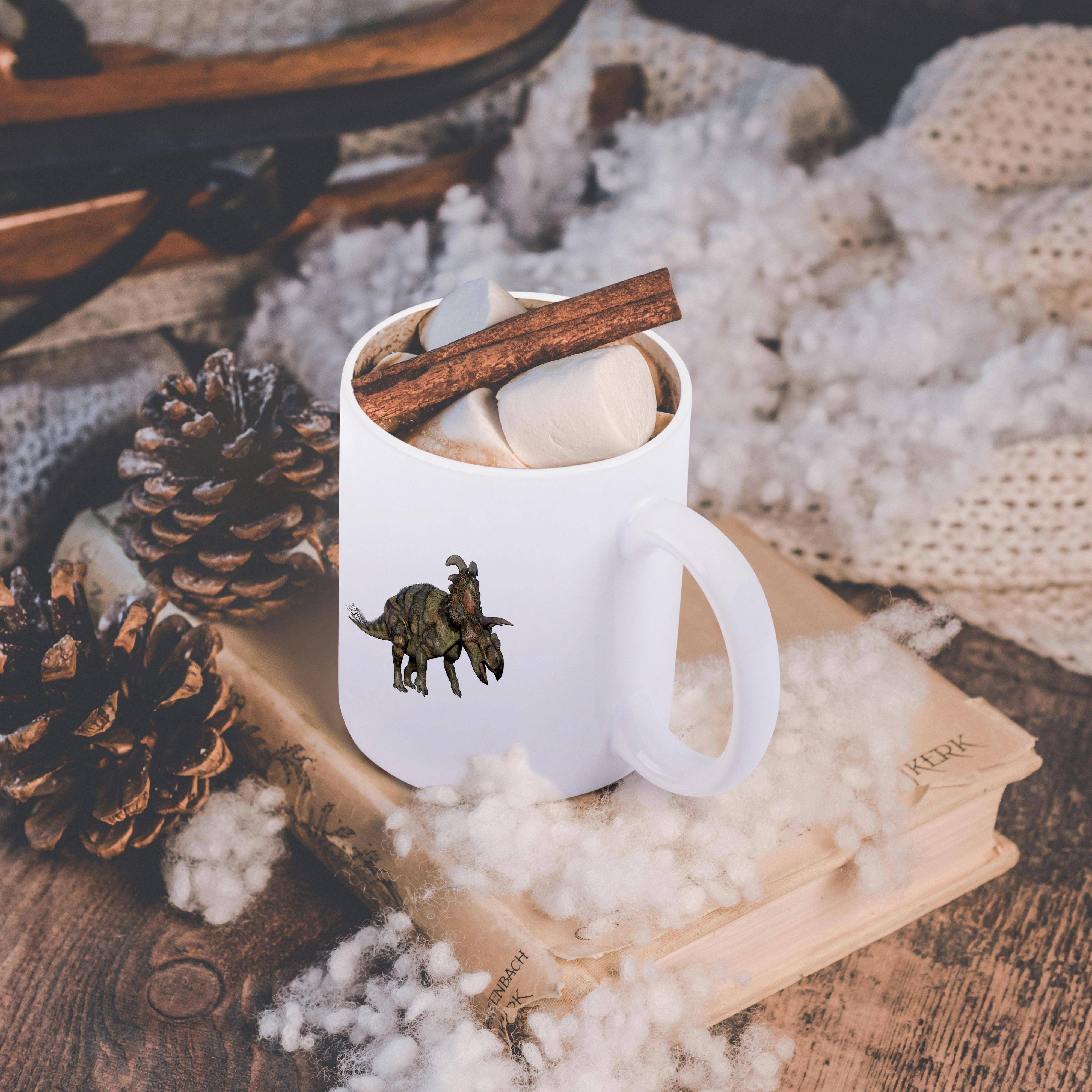 3dRose - Wholesale Coffee Mug - 3dRose, Albertaceratops Running to the Right, Mug11