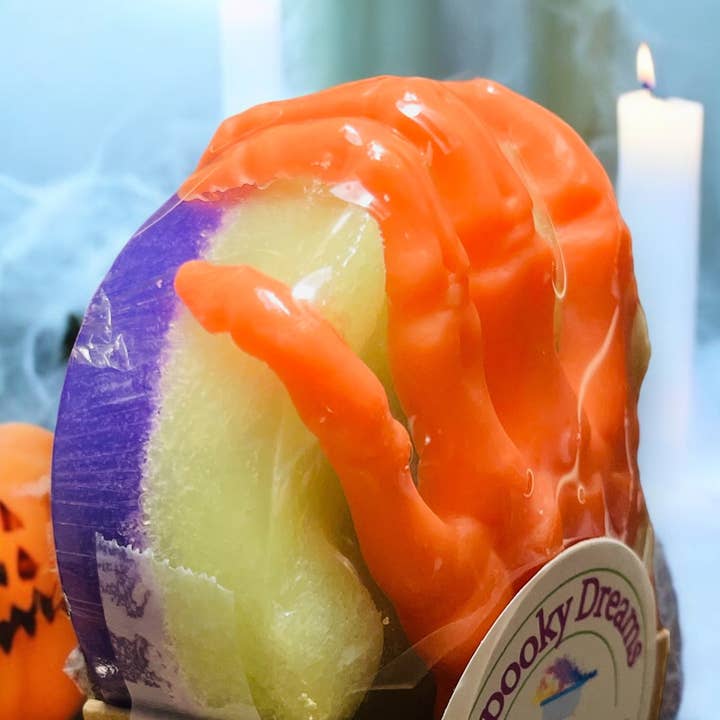 Ideal Soaps - Wholesale Bath Pouf/Sponge - Soapy Sponge Spooky Dreams1