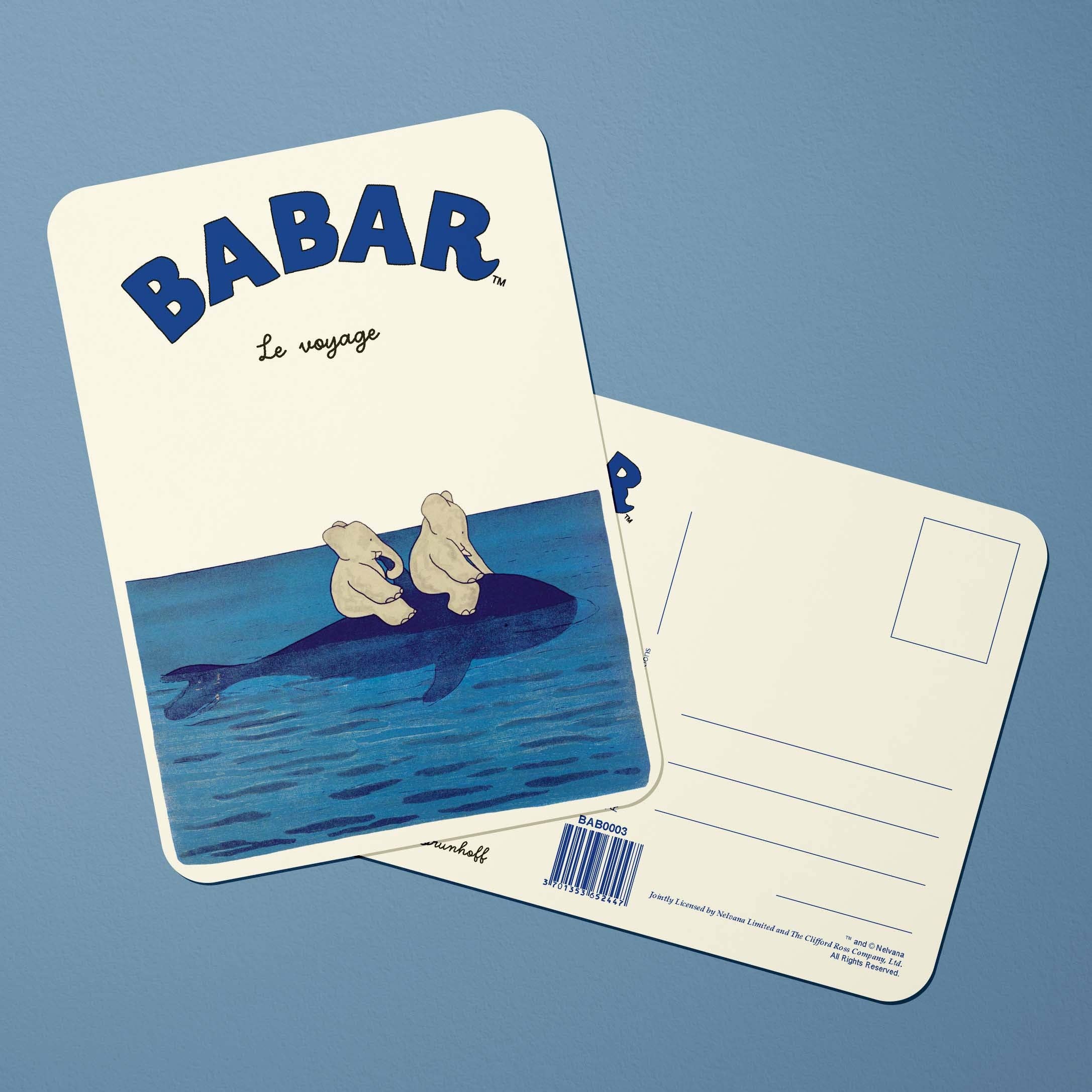 Oneart - Wholesale Postcard - Postcard Babar The Travels of Babar - BAB00031