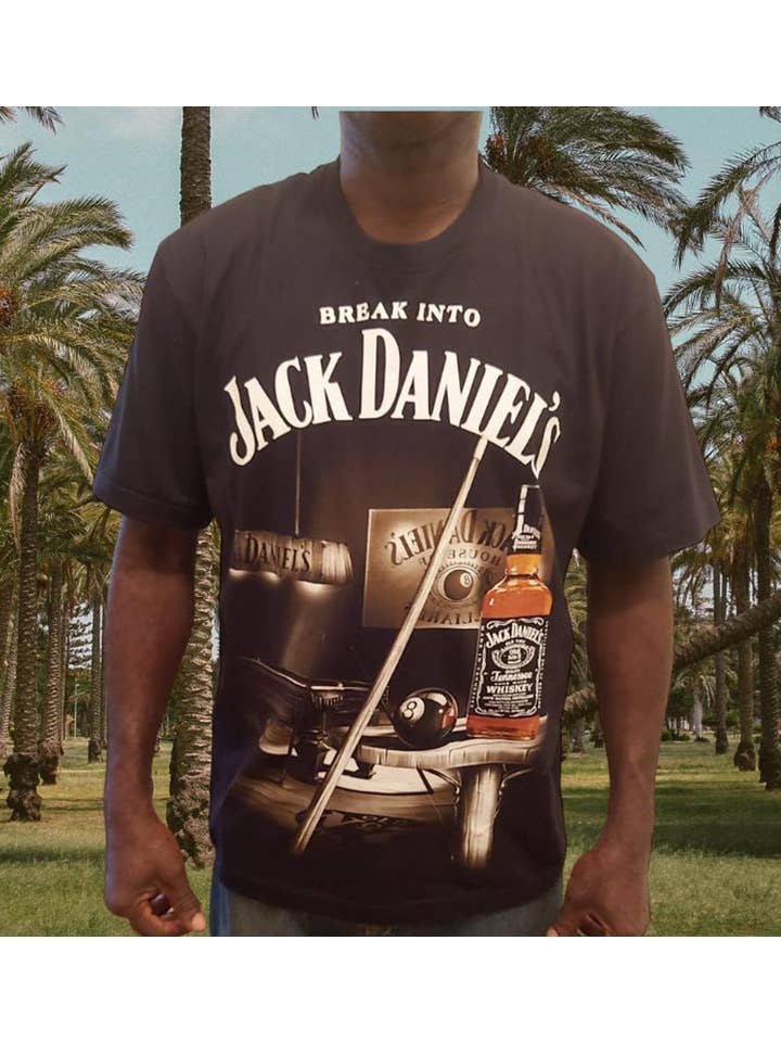 Worldwide Souvenir Mart - Wholesale Screen Printed T-Shirt - Unisex - Jack Daniels Unisex T-Shirt/3D Graphic Print