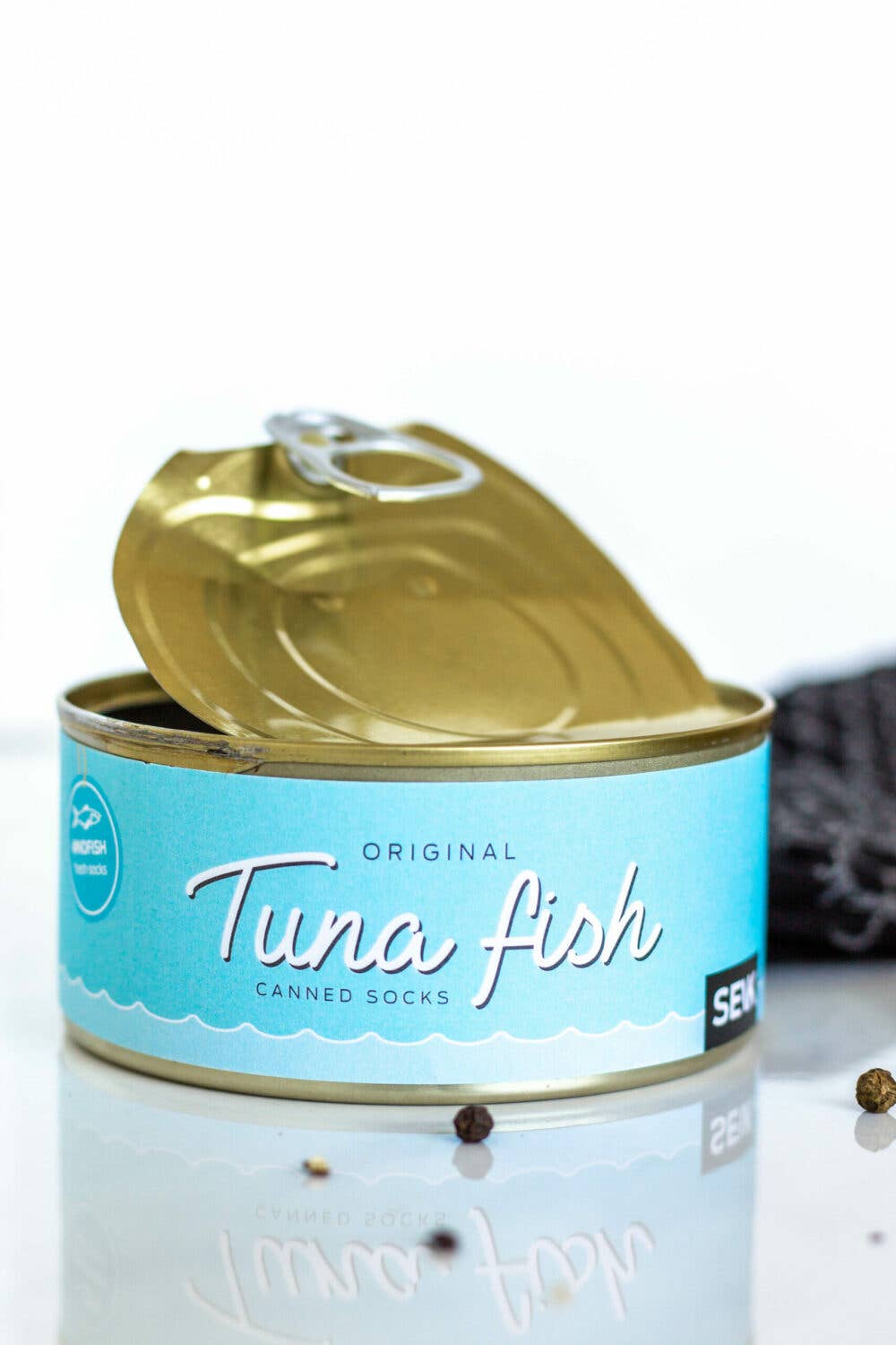 Red Tinned Fish Socks - Tuna (men size 40-46) for wholesale on Faire1