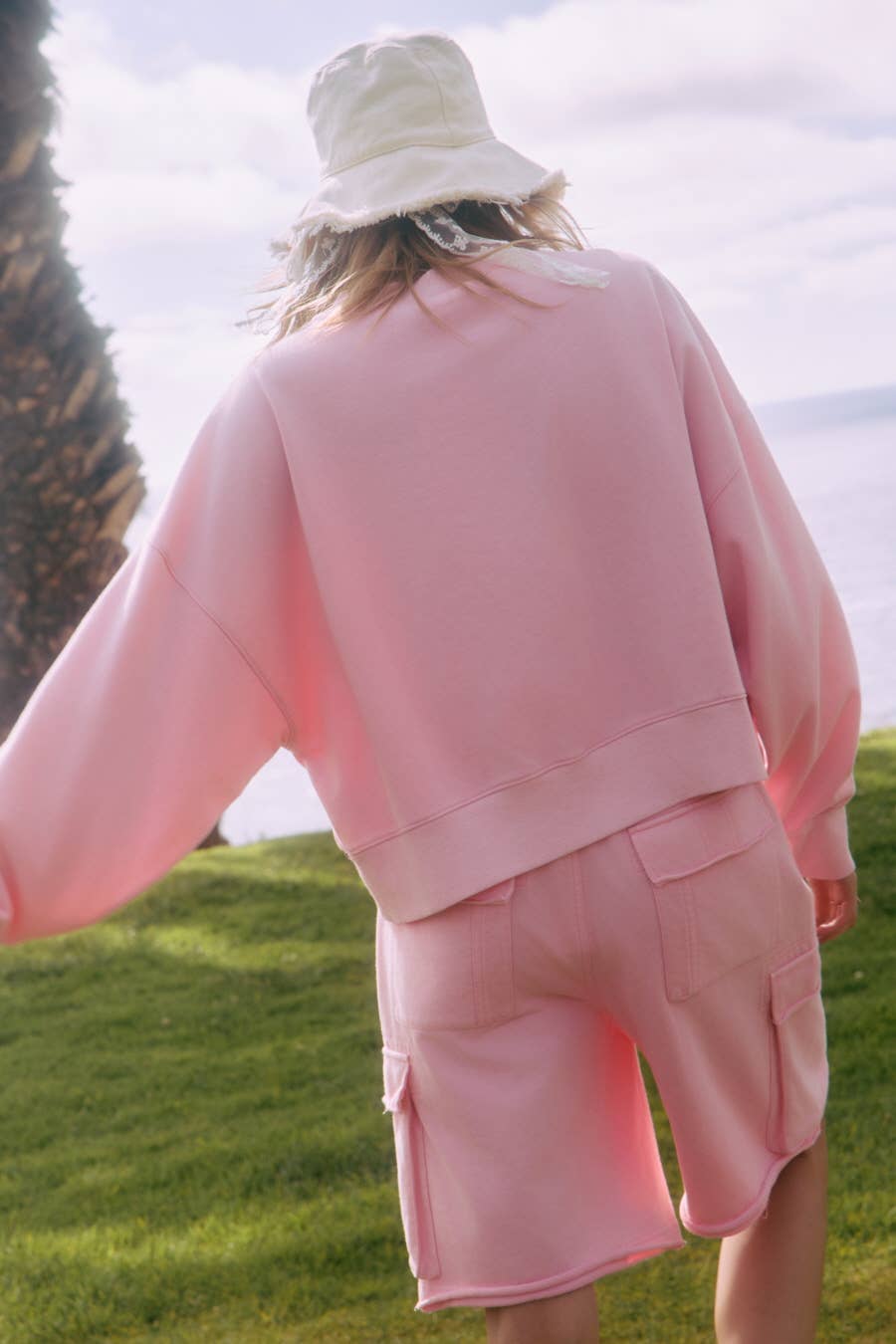 Oddi – wholesale Sweatshirt – Women's – Plus Cropped Acid Washed Solid Sweatshirt8