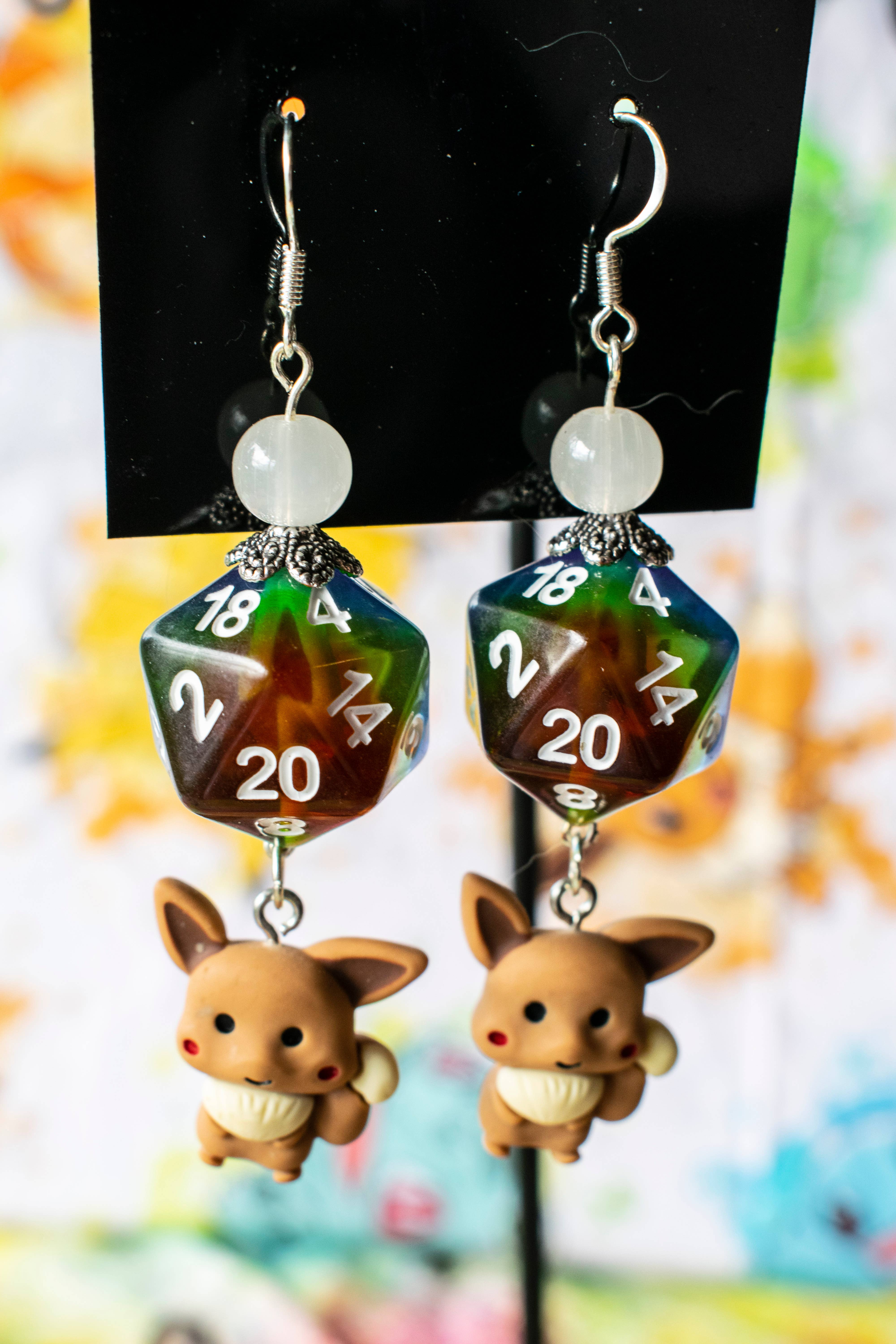 Melody's Menageries (Critical Crystals) - Wholesale Jewelry Set - Dice earring wholesale box1