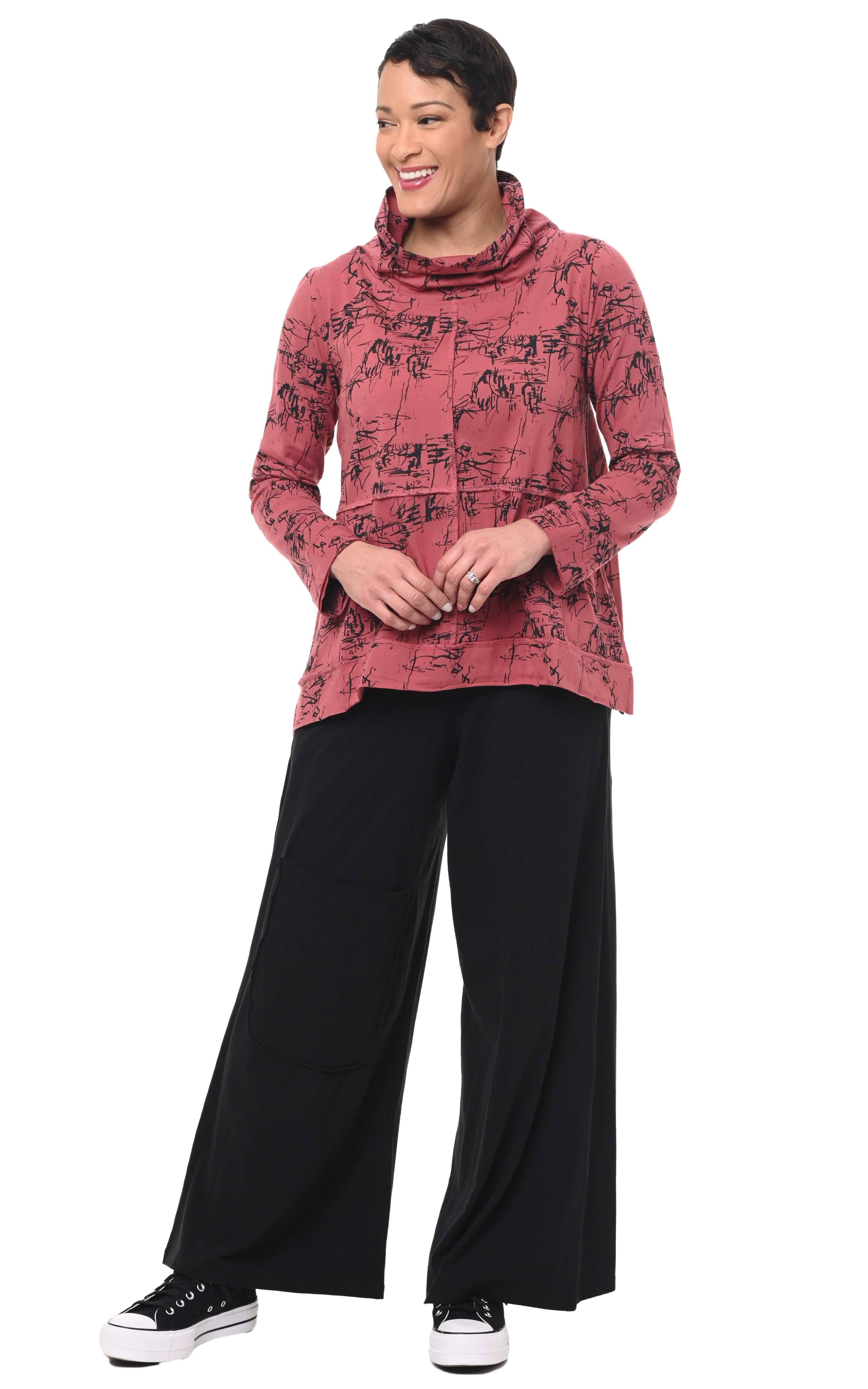 Tulip Clothing - Wholesale Tunic - Women's - L118 Mazie in Marsala Etching*2