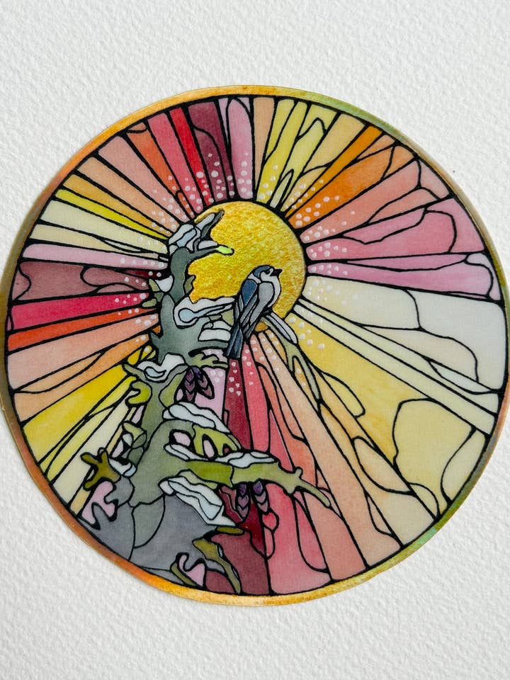 Sticker - Solstice for wholesale by Mattie Rose Art