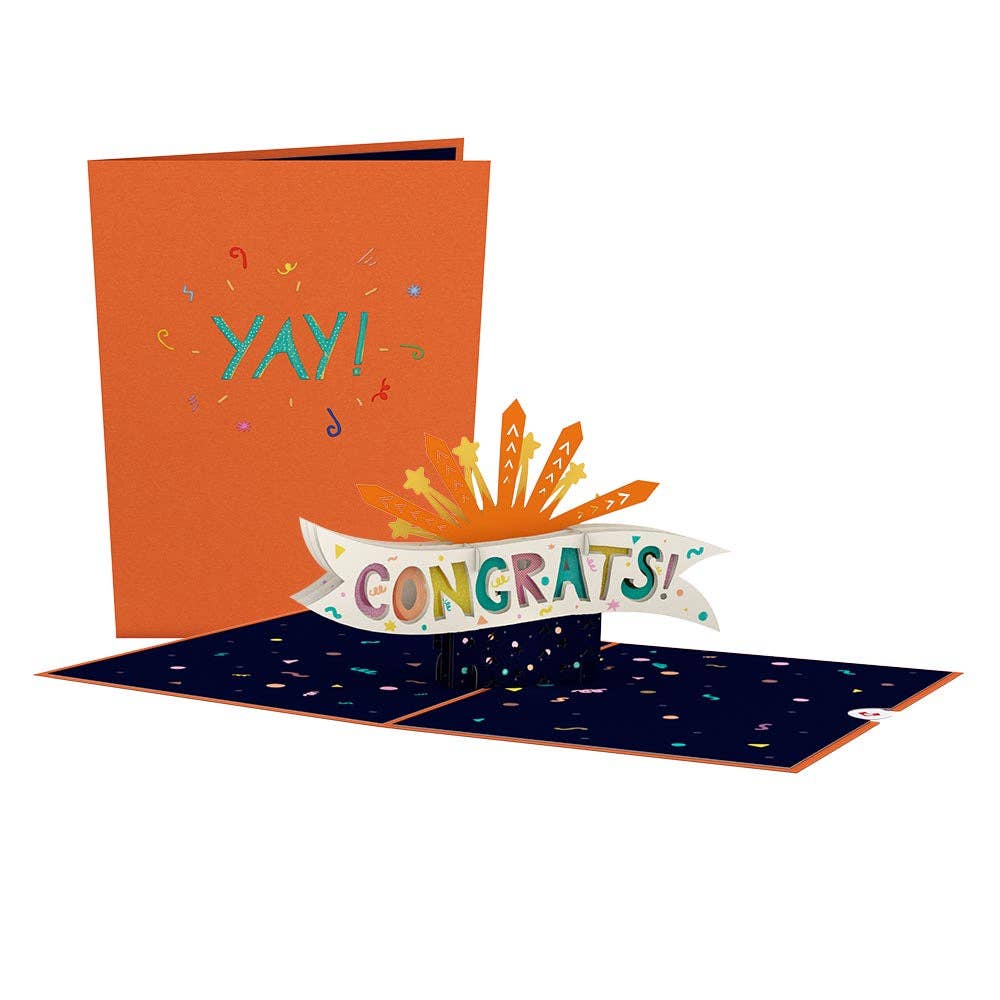 Lovepop Cards - Wholesale Congratulations Card - Congrats Explosion 5x7'' Card, Pop-Up Cards4