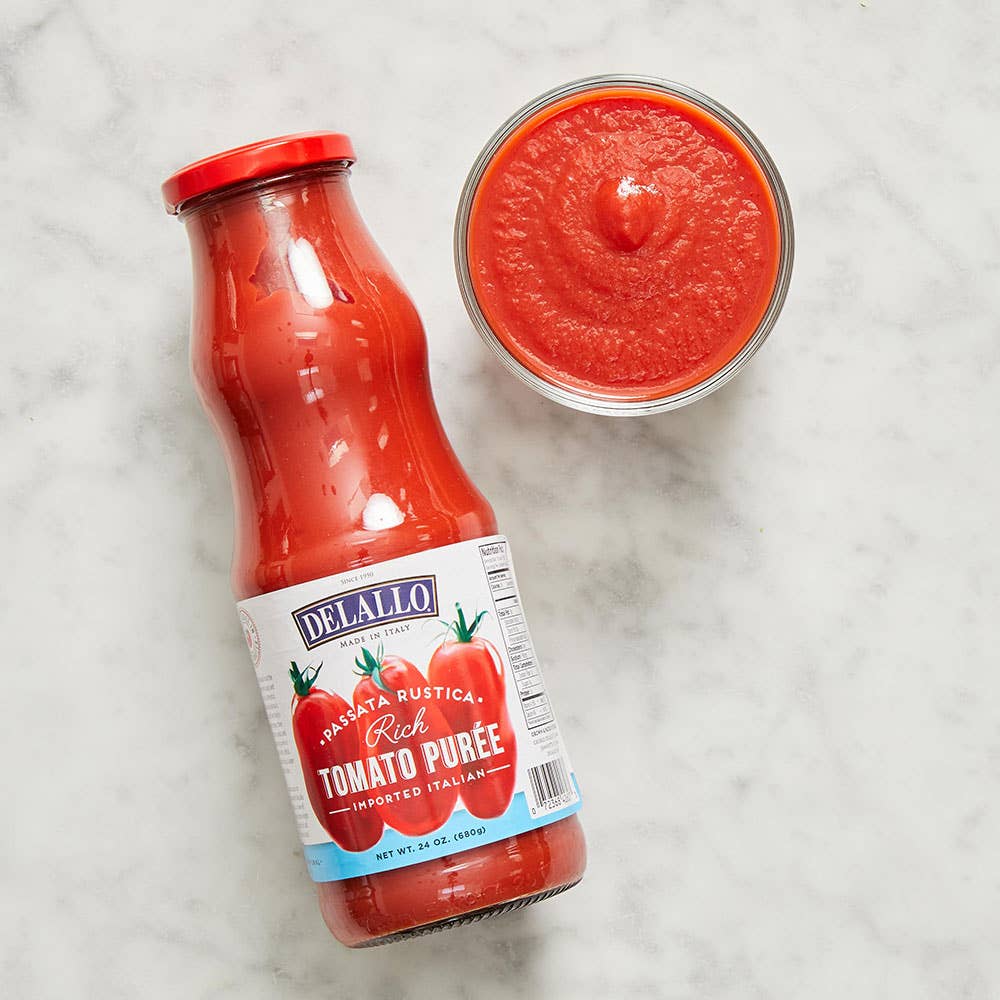 Delallo - Vente Sauces pour pâtes - Purée de tomates Passata (24 oz)5