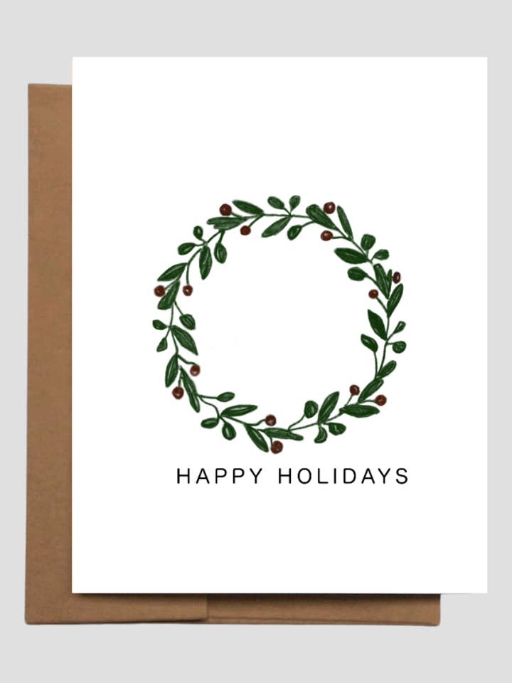 Carte de voeux Happy Holidays pour la vente par Nirie