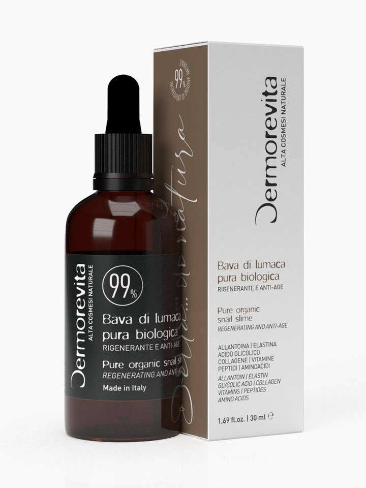 Pure organic snail slime for wholesale by Dermorevita