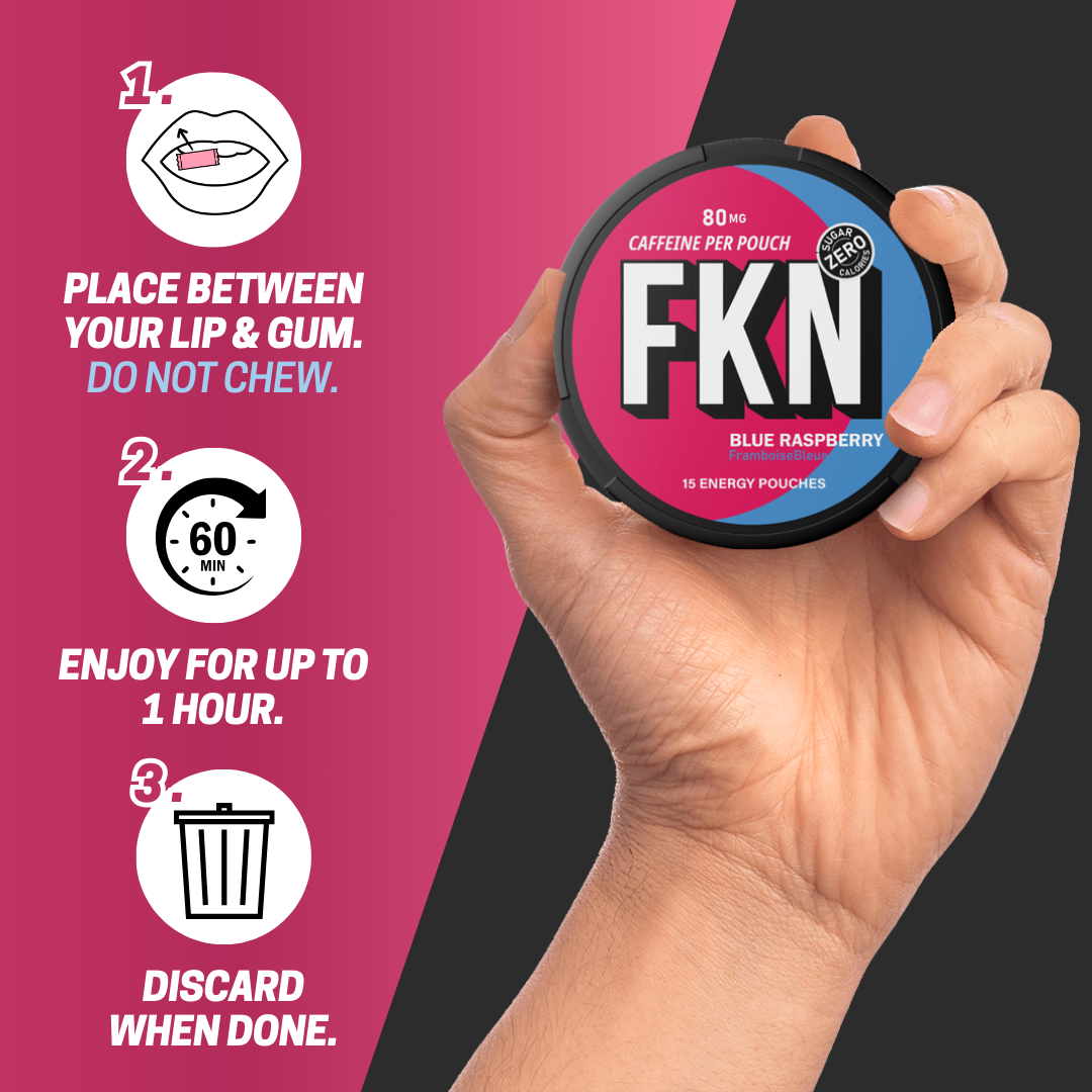 FKN Rich – Großhandel Pulverförmige Gesundheitsgetränke – FKN Koffeinbeutel (Blaue Himbeere) 80MG4