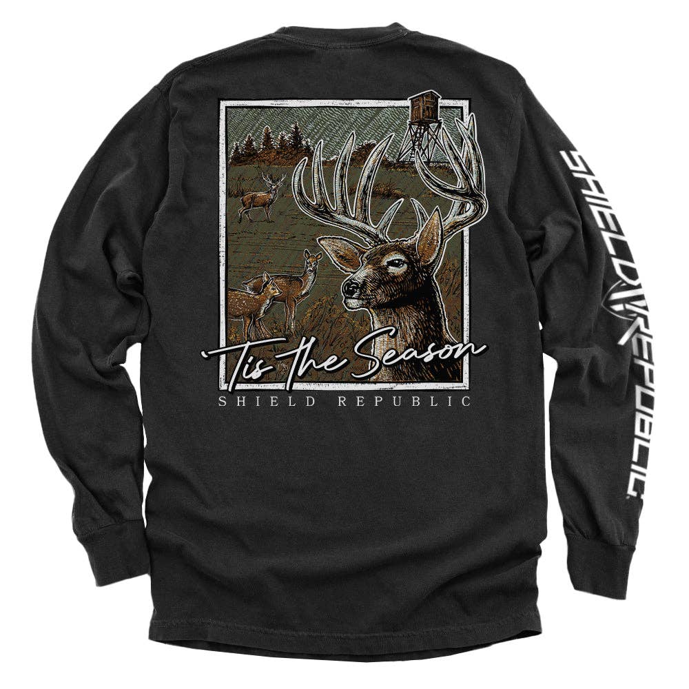 Shield Republic - Vente T-shirt sérigraphié – homme - C'est la saison des cerfs1
