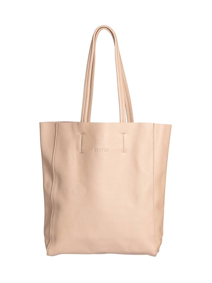 Borsa a tracolla aperta rosa chiaro per la vendita all'ingrosso da parte di Hoopla Tote Bags