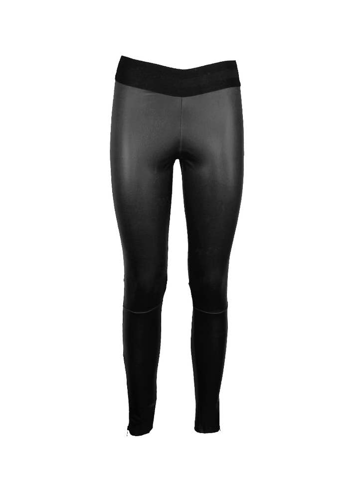 Luna Plonge Leather Trouser for wholesale by MLML LONDON