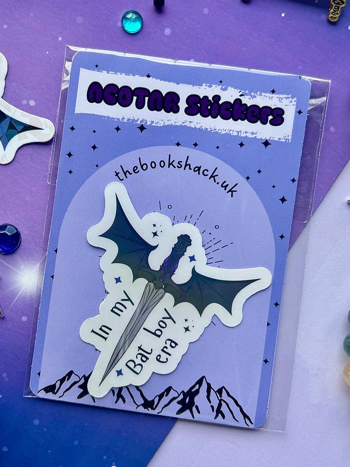 ACOTAR Dagger Holographic Sticker – Individually Packaged for wholesale by TheBookShack