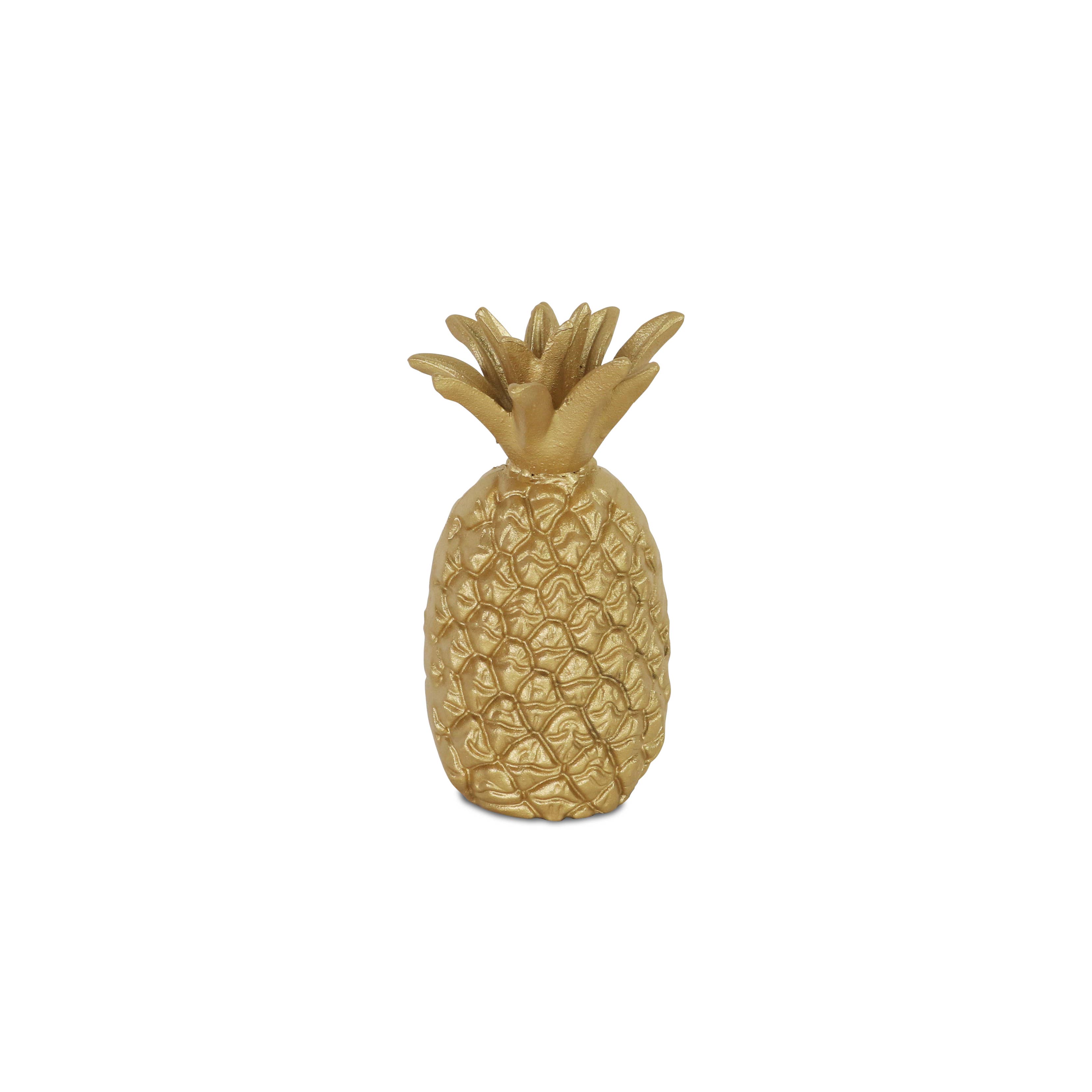 Cheungs Home Decor – wholesale Dekorativt bordsobjekt – Thala Gold Gjutjärn Ananas1