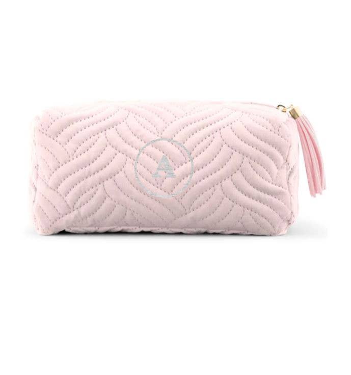 Weddingstar Inc. - Vendita all'ingrosso Borsa per trucchi/cosmetici - Borsa per trucco trapuntata piccola in velluto personalizzata - 5 colori disponibili12