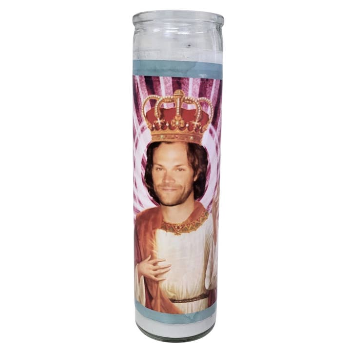 Sam Winchester Celebrity Prayer Candle Horror Supernatural for wholesale by Pop Soap