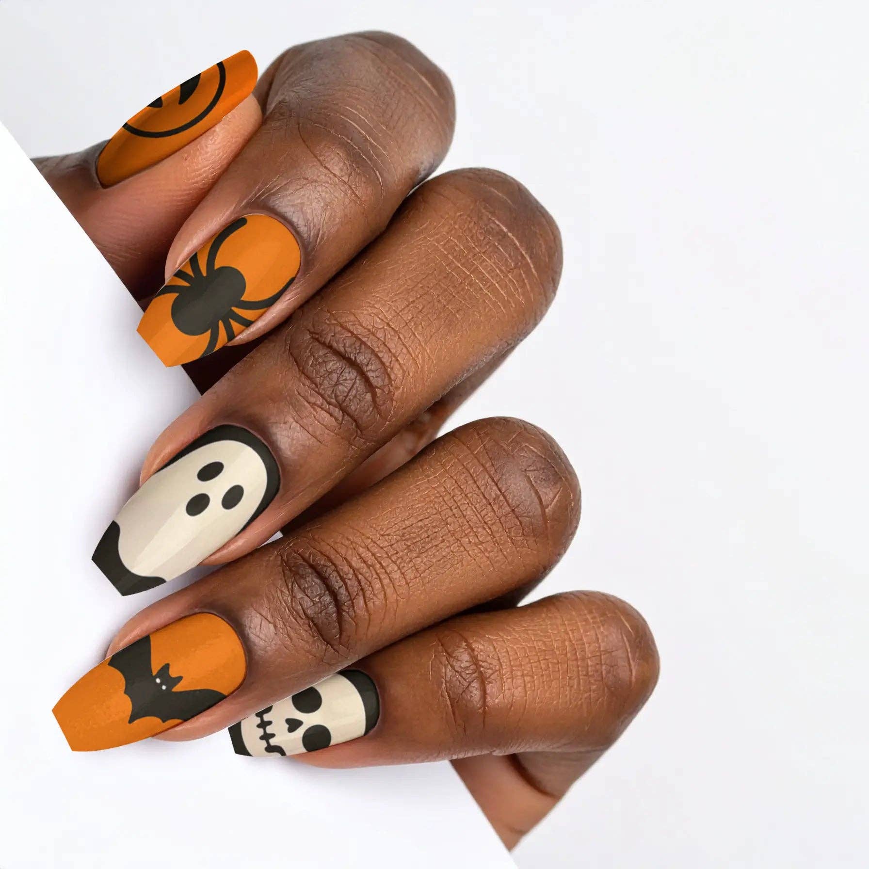 FYNE BODY - Wholesale Press-on/fake nails - Pumpkin Patch Glam Halloween Press-On Nails59