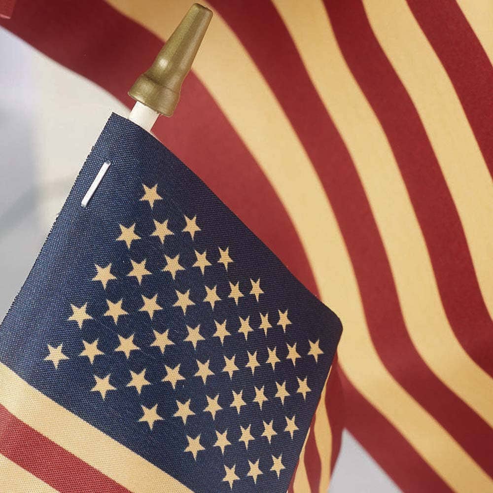 Factory Direct Craft – Engroshandel Flag – Te-farvet look amerikansk pindeflag - Vælg størrelse2