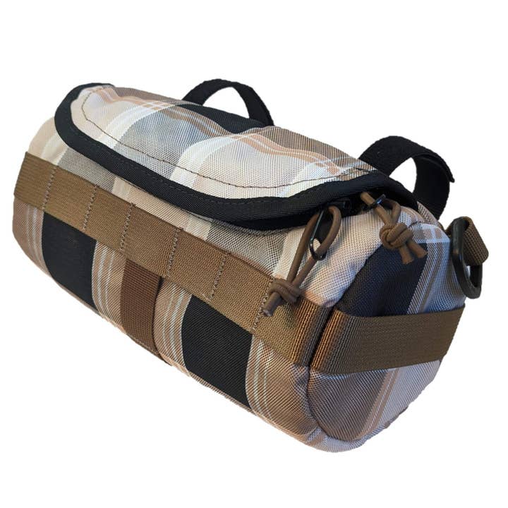 Bigmouth Burrito Handlebar Bag - Plaid Max for wholesale by HandleStash