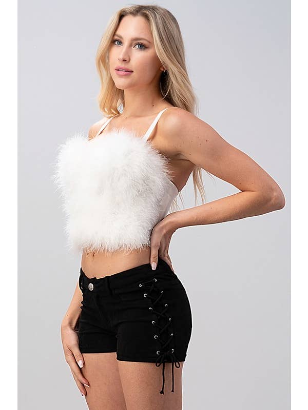 Lydia USA – wholesale Bustier – Women's – Full Soft Fur Bustier