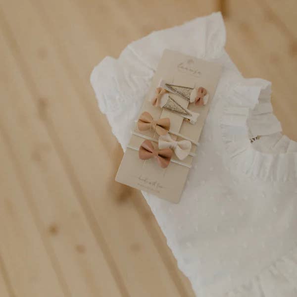 Leevje - Wholesale Hair Clip - Kids - Hair Clips "Schoolcones Mix"1