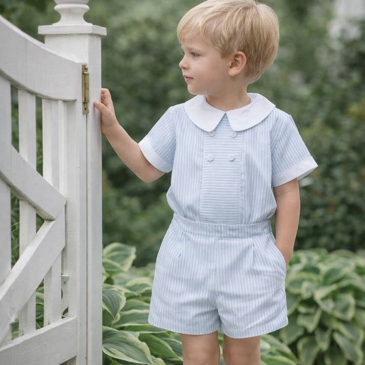 Ensemble court garçon Collection Margot pour la vente par Marco and Lizzy