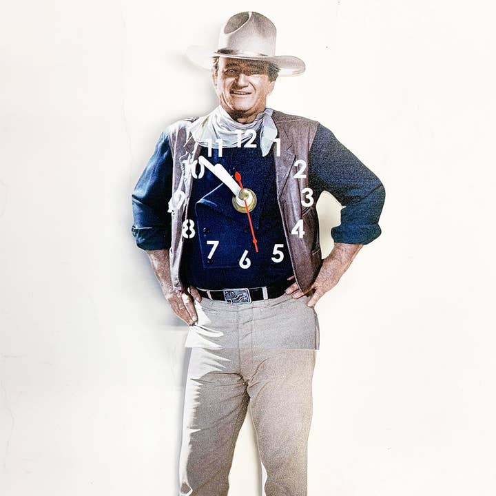 MID-SOUTH PRODUCTS - Wholesale Wall Clock - John Wayne Wall Clock