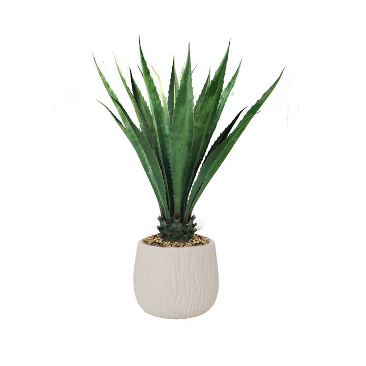 Maceta artificial con diseño de agave in a Shell de 52.6 pulgadas para venta al por mayor de Vintage Home