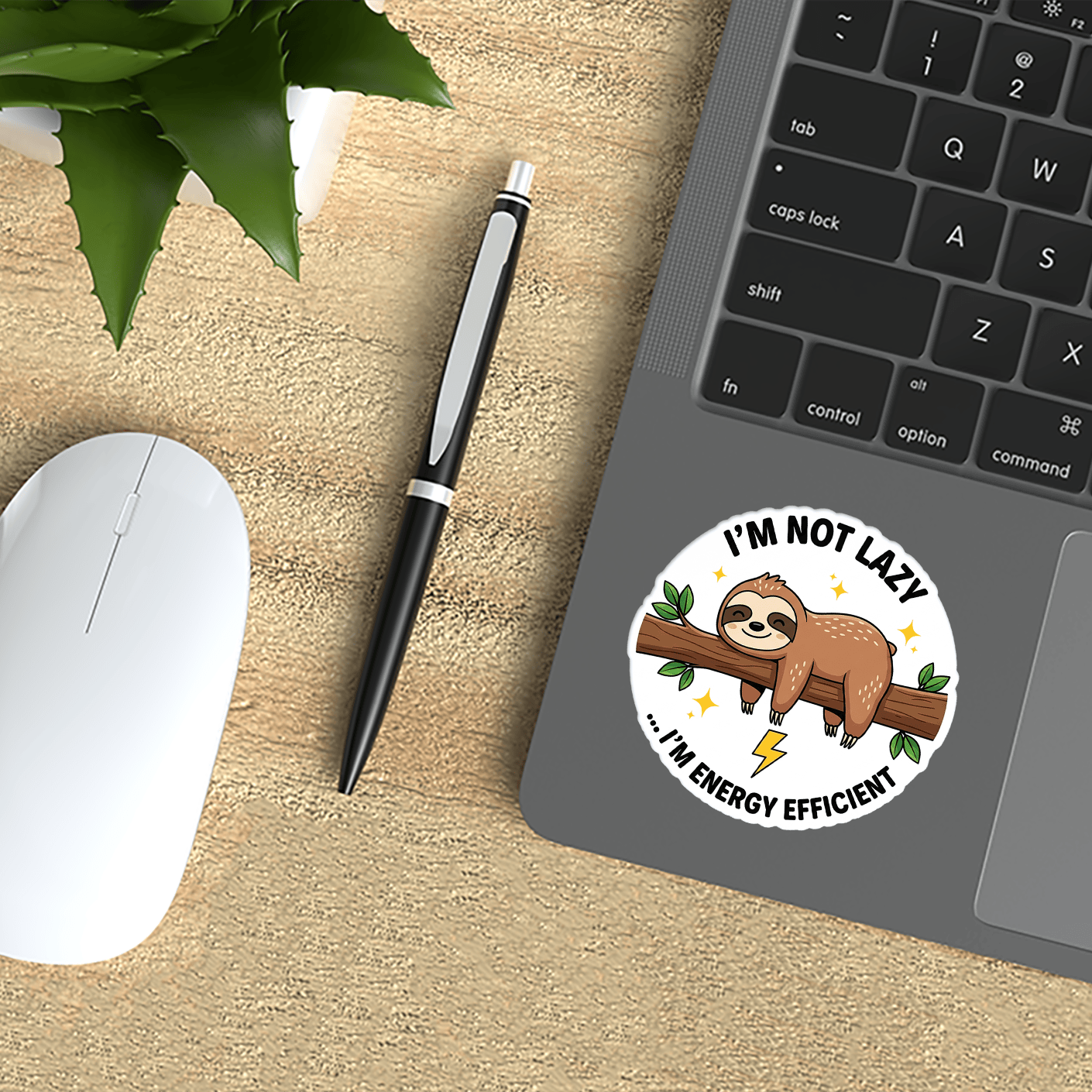 Sticker Atlas - Wholesale Sticker - I'm Not Lazy - Sloth4