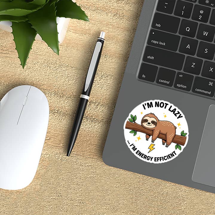 Sticker Atlas - Wholesale Sticker - I'm Not Lazy - Sloth4
