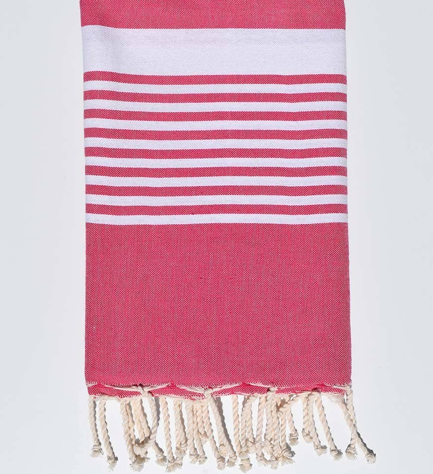 Fouta Tunisia - Wholesale Beach Towel - Fuchsia pink arthur fouta2