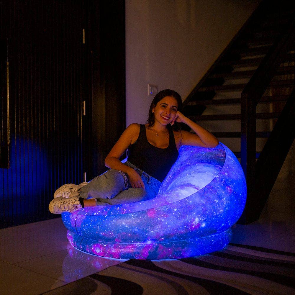 PoolCandy – wholesale Chair – AirCandy Inflatable Illuminated LED Galaxy Chair4