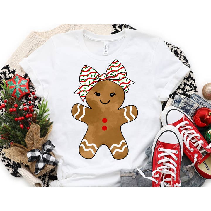 Gingerbread Girl Shirt - Weihnachtshemd für den Großhandel von The Shirt Company