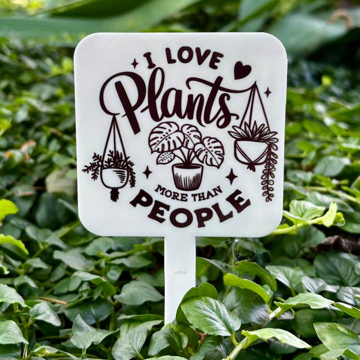 OVER PEOPLE | plant marker, garden label, plant accessory for wholesale by Ninestyles