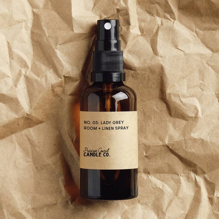 No. 05: Lady Grey- Room + Linen Spray for wholesale by Prairie Coast Candle Co.
