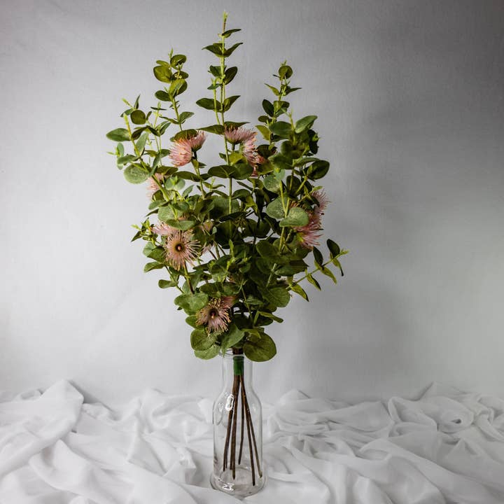 Realistic Artificial Flowers - Vendita all'ingrosso Fiori finti - Fiori Artificiali Realistici di Eucalipto Rosa Australiano in Fiore