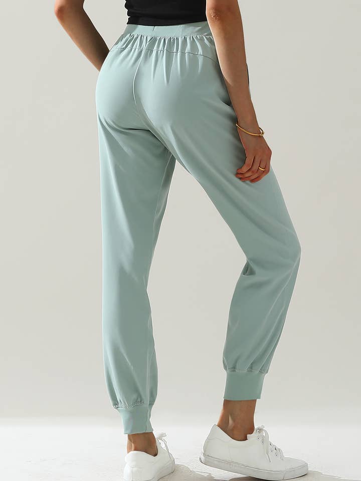 NINEXIS - Wholesale Pants - Women's - CWBLP423_Elastic Band Waist With Side Pocket Pants34