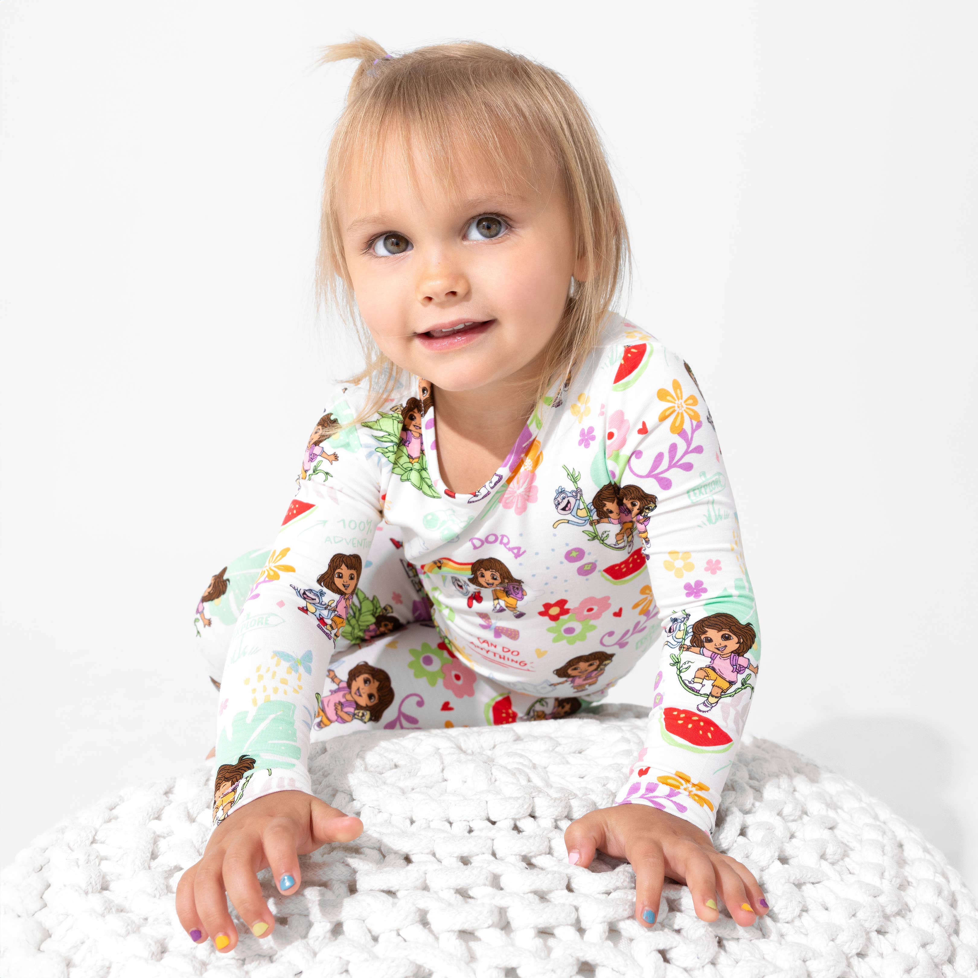 Bellabu Bear – Conjunto de pijama - Crianças por atacado – Dora: Sonhos Tropicais Pijamas de Criança em Bambu14