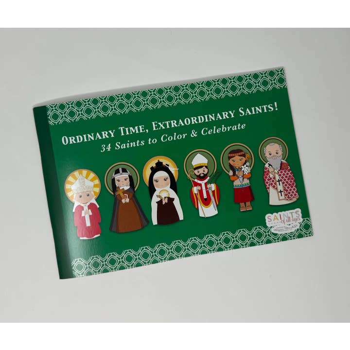 Catholic Saints Ordinary Time Coloring Book for wholesale by Meyer Market Designs