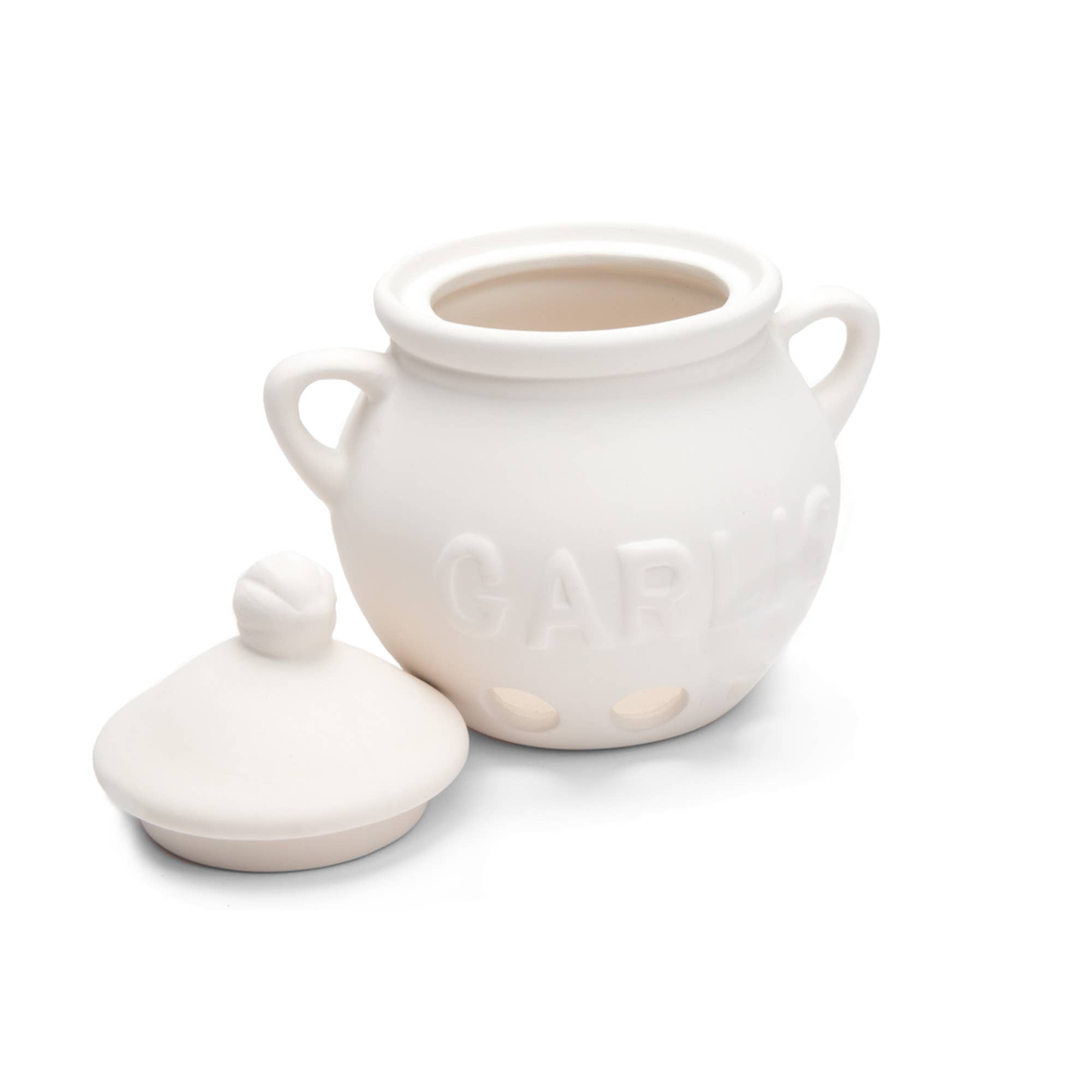 Fox Run Brands - Vente Ustensile/gadget de cuisine - Fox Run Brands pot en céramique blanc pour ail, 14,6 x 13,3 x 14 cm3