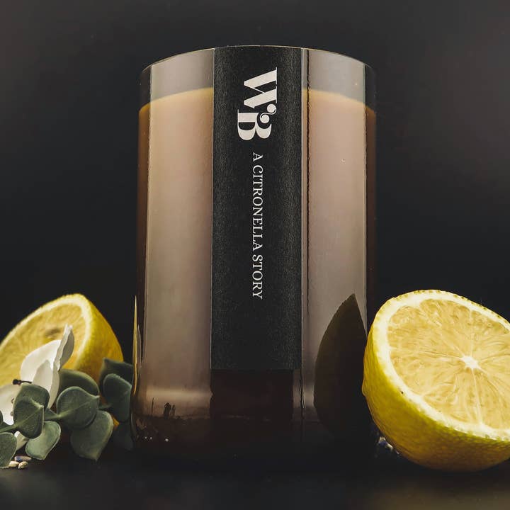A Citronella Story Candle for wholesale by The Wandering Bee