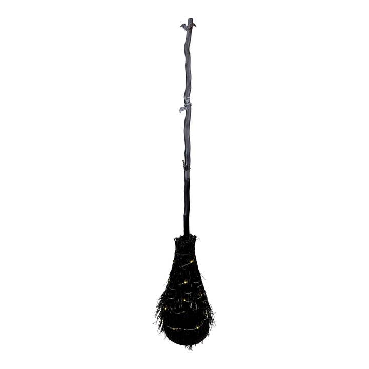 DesignStyles Home - Wholesale Outdoor Ornament/Decor - Becki Owens Halloween Theme Wood Broomstick with LED Lights
